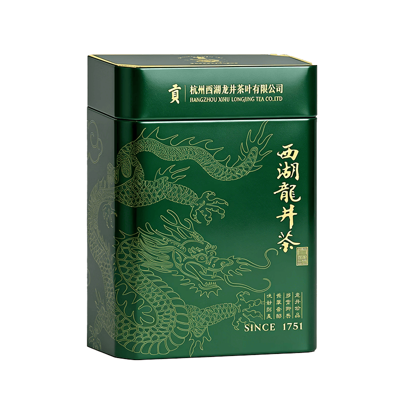 貢牌2026新茶上市 綠茶西湖龍井茶AAA級150g明前罐裝