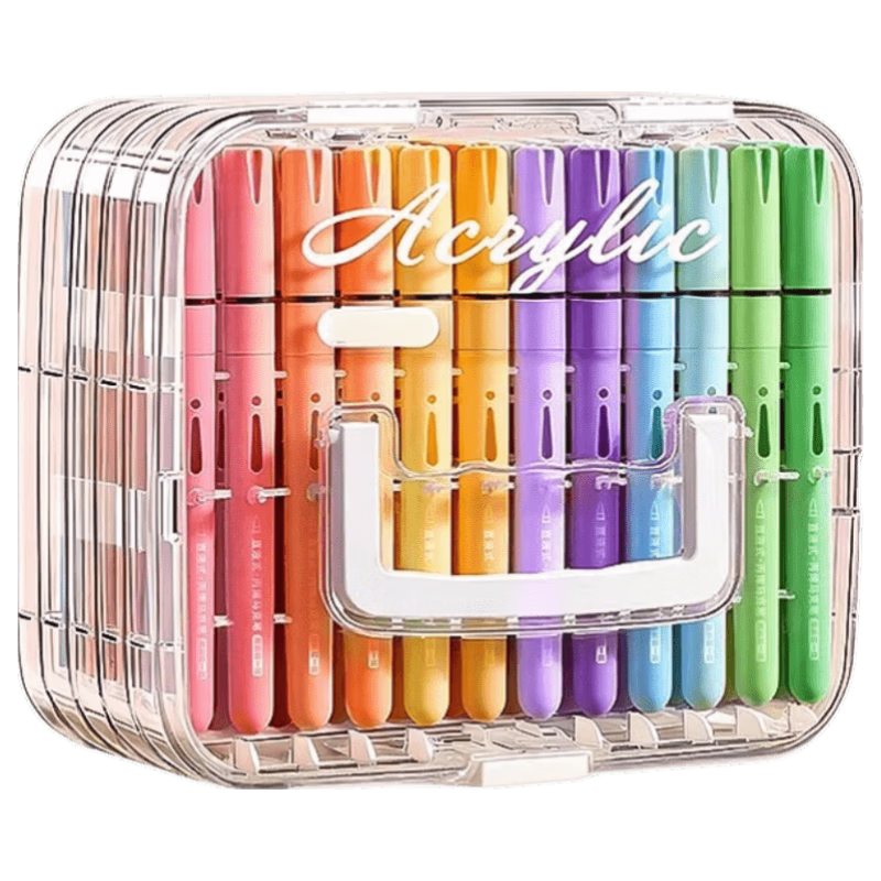 ���ڲ�����ֱҺʽ��ϩ���˱���ͷ�滭������װ������ר�ö�ͯ��ϴ�޶�ˮ�ʱ�Сѧ������ר������׶�԰ˮ��Ϳ ��24ɫ��ͷ������200%+��5����