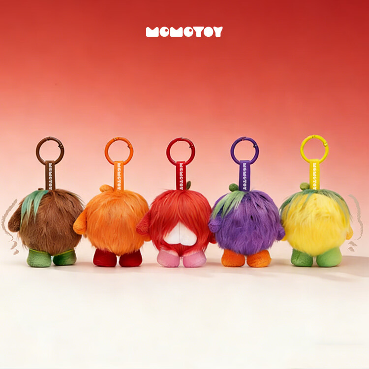 MOMOTOY果核宇宙系列潮玩盲盒挂件 抽象玩具玩偶 可爱摆件 搞怪生日礼物 随机1个 拍4发单盒 不支持7天无理由退换