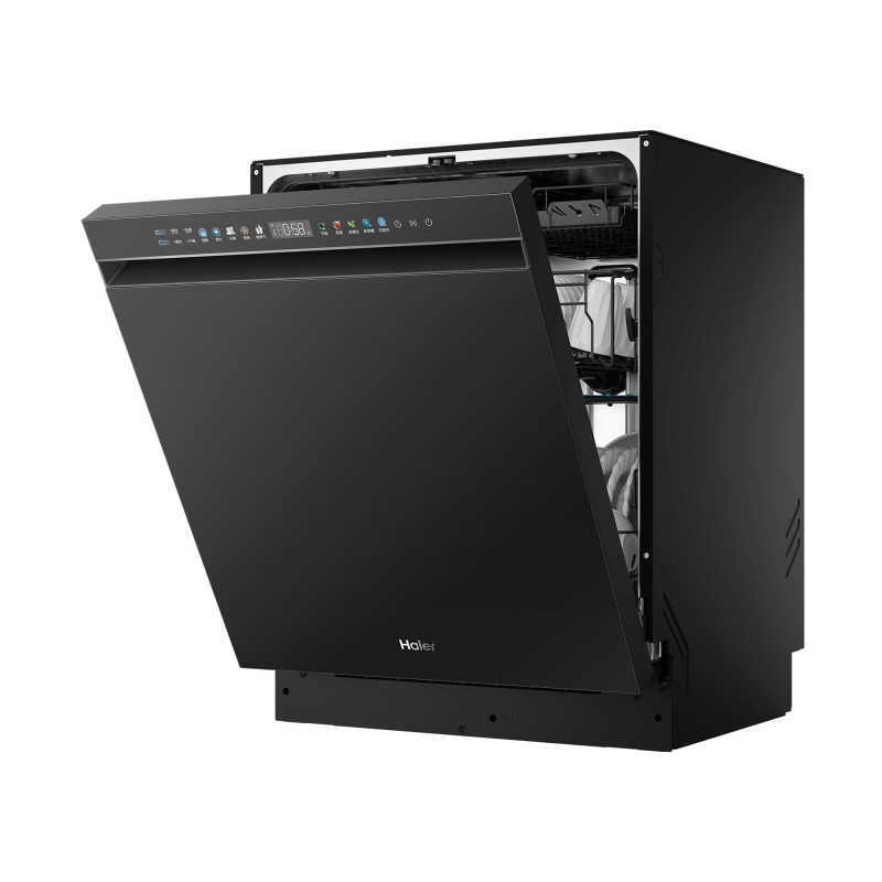 海尔（Haier）【W5000Plus2.0】洗碗机嵌入式163升双面洗大容量大水压自动开关门速干10天净存EYSZW22586SHU1