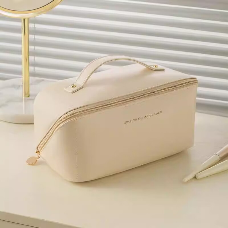 纳有风化妆包便携外出护肤品大容量枕头包设计旅行洗漱化妆品ins收纳包 ins风化妆包【颜色随机发货】*1