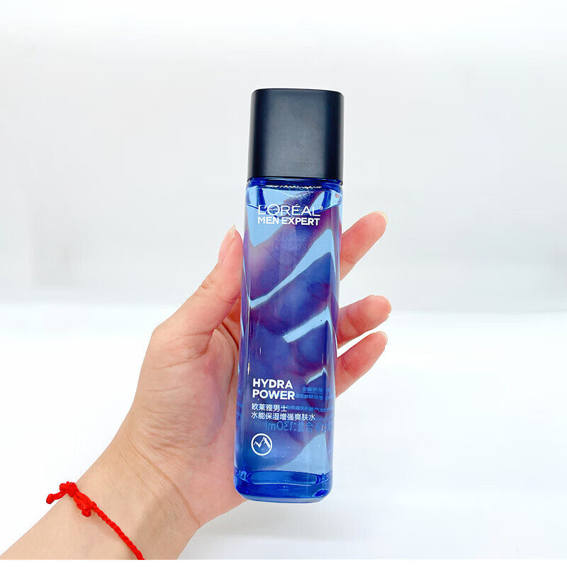 欧莱雅男士水能保湿增强爽肤水130ml须后水清爽补水春夏季节护肤 (男士水能爽肤水130ml*2瓶)