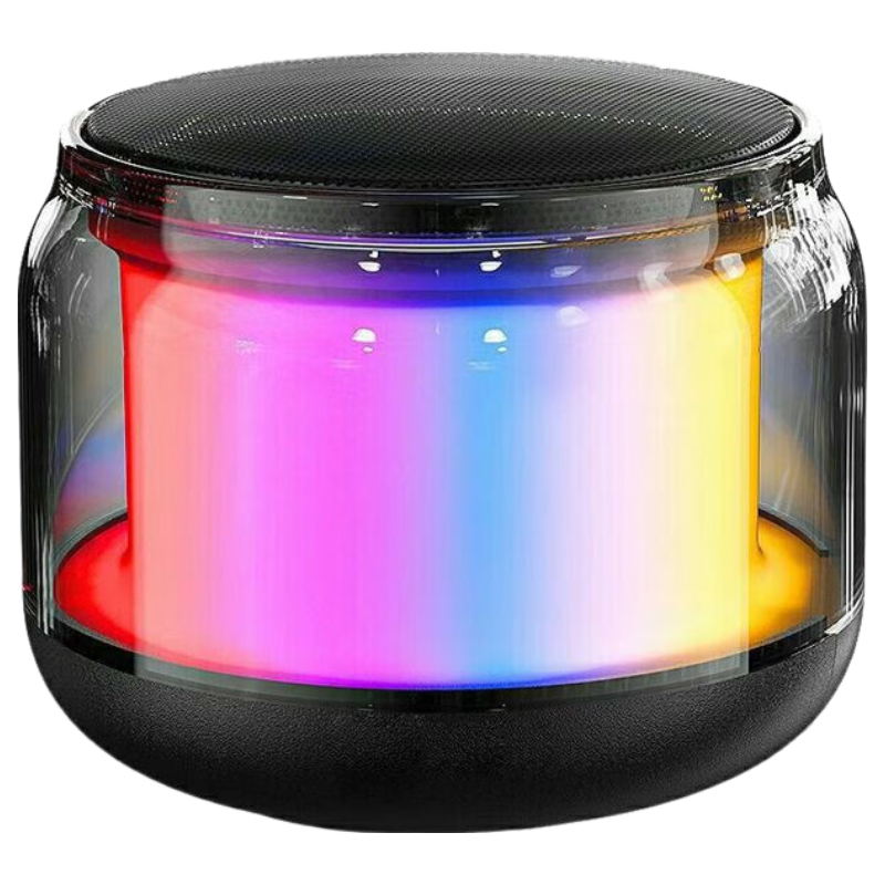 【百万成交】炫彩琉璃音响无线蓝牙音箱迷你便携低音炮钢炮 炫彩琉璃【HIFI环绕+炫彩灯光】