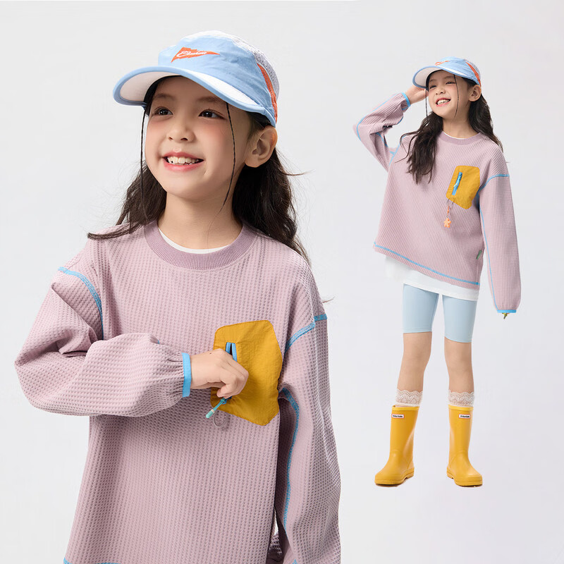 EBAERebaer��ͯײɫ����2026���¿���ͯ�ڴ�T��Ůͯ ������ 150 74.5Ԫ