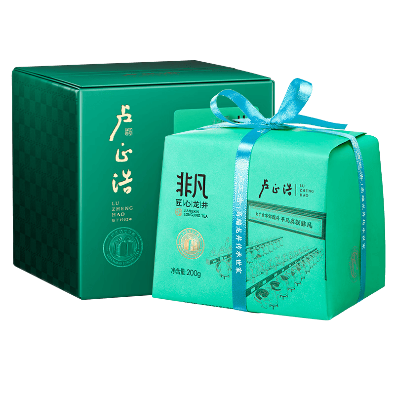 卢正浩绿茶钱塘龙井43茶叶特级200g2026新茶上市明前春茶纸包自饮送礼