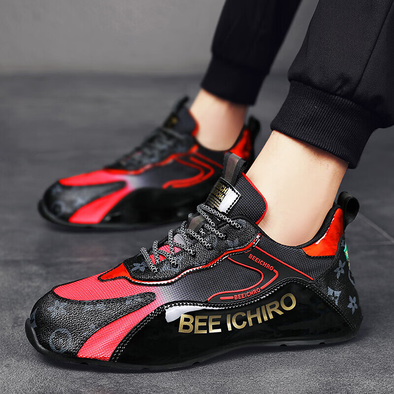 COSTENINS . COM包底男鞋春秋新款百搭厚底休闲运动鞋男士内增高网布老爹鞋男 经典米色 44