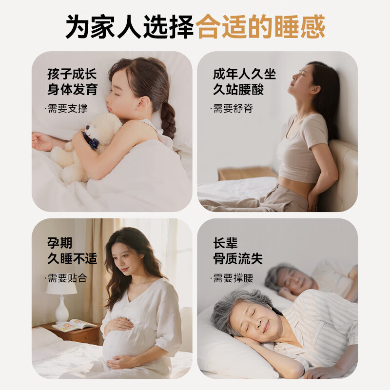 床垫乳胶床垫家用双人护脊黄麻独袋弹簧床垫海马十大品牌 30超软深睡（至尊壹号三防面料+加厚乳胶+独立弹簧） 1.8x2米