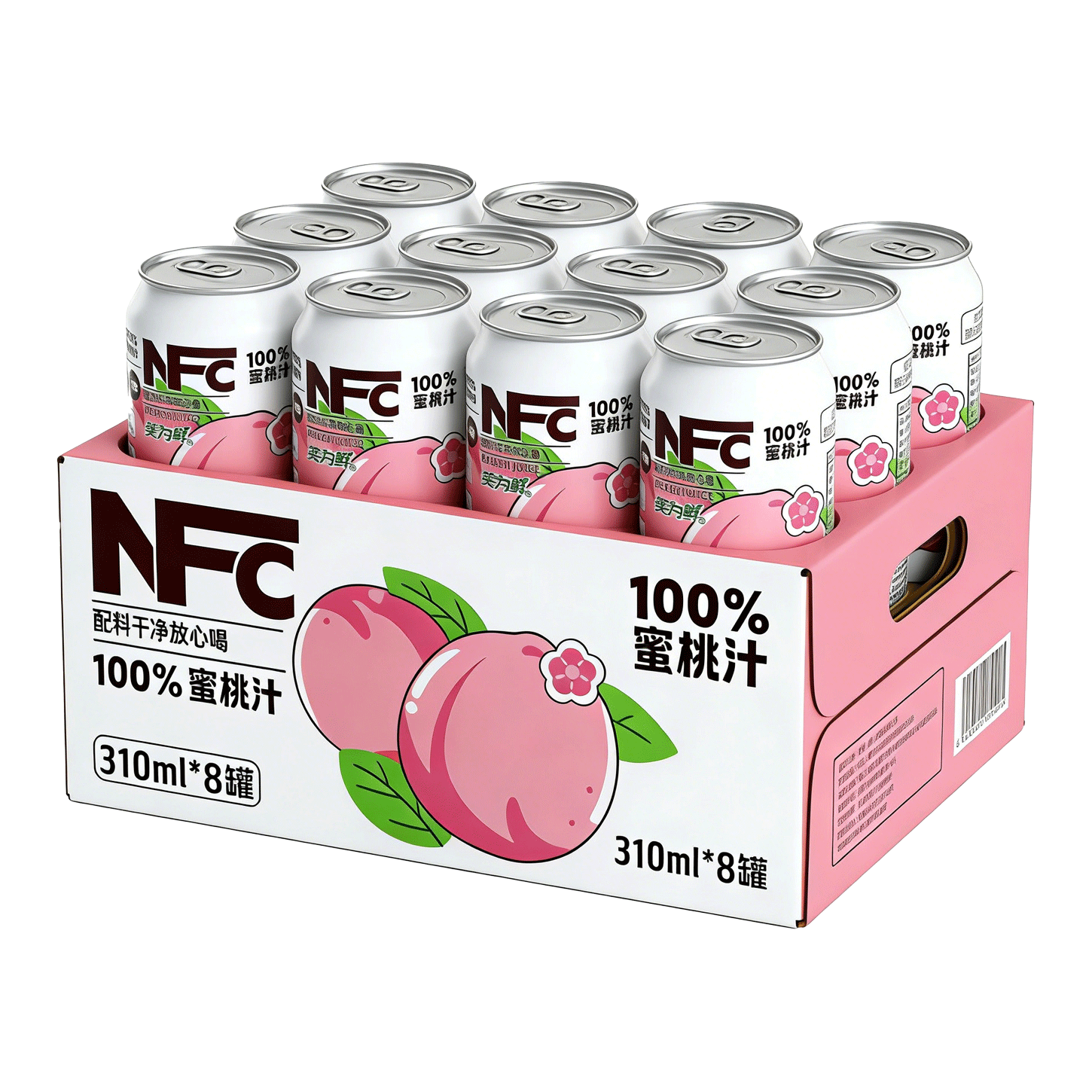 ���ڲ�����ЦΪ����ե����֭ ��եˮ����֭100%NFC����֭ˮ���ҹ�֭ԭ����֭���� NFC����֭310ml*8�� 26.72Ԫ��2��(��13.36Ԫ/��)