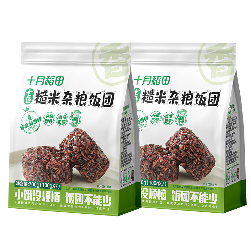 十月稻田糙米饭团700g2袋 19.9元 - 线报酷 十月稻田糙米饭团700g2袋 19.9元 - 线报酷