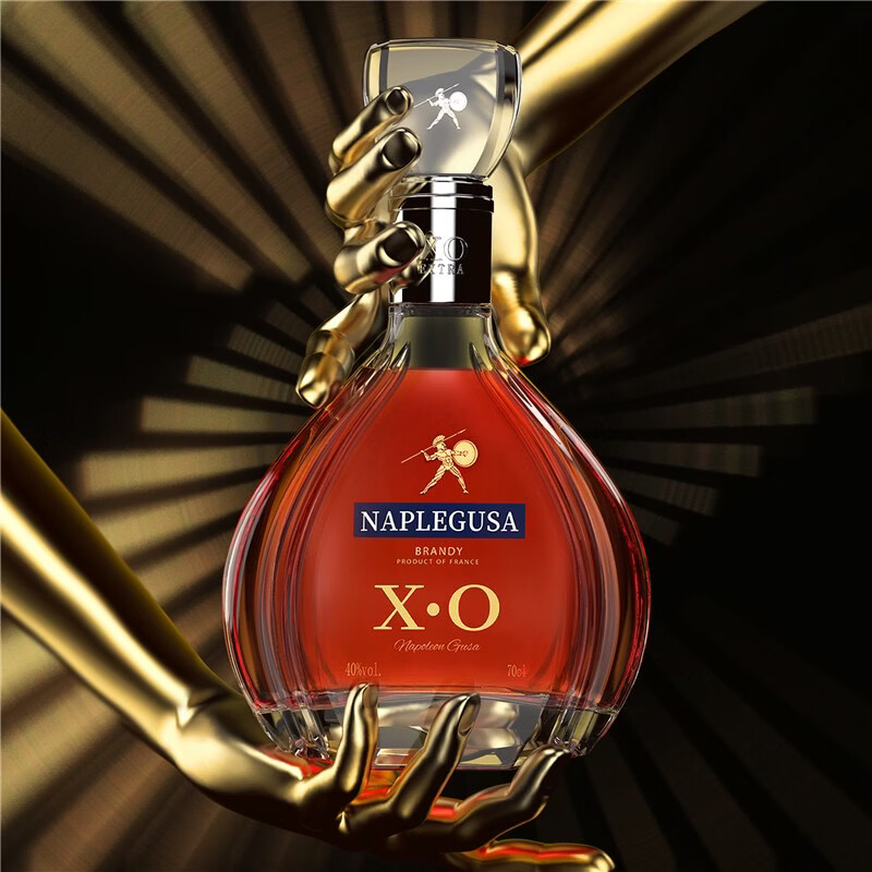 拿破仑古萨正品拿破仑古萨XO白兰地法国原装进口洋酒40度VSOP洋酒可乐桶基酒 拿破仑古萨VSOP 700mL 1瓶