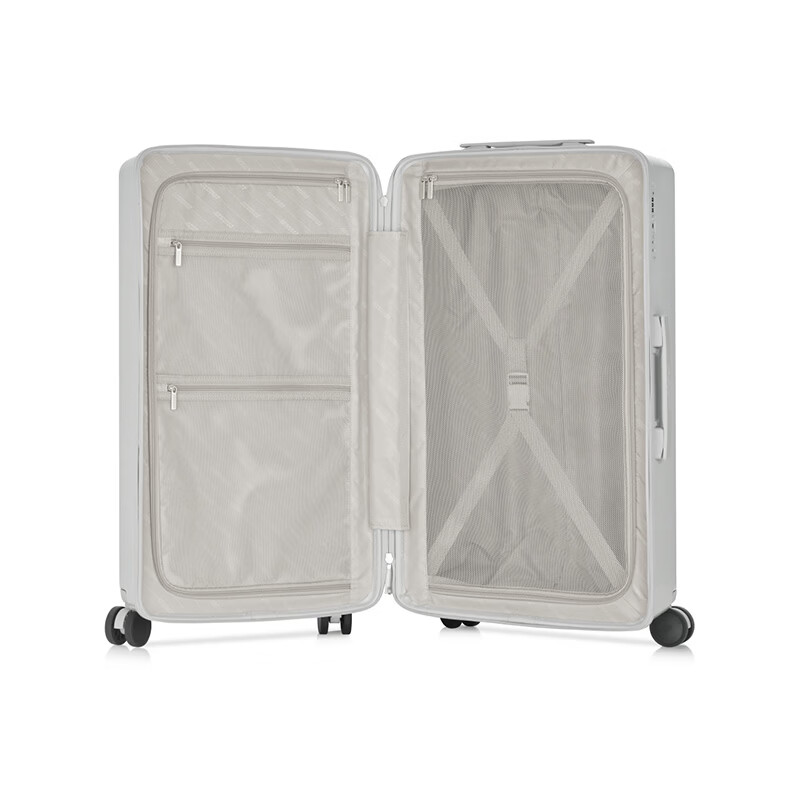 美旅(AMERICAN TOURISTER)新款上新时尚大容量拉杆箱登机箱密码锁密码箱NA9*001 灰白色 NA9*08001 26英寸