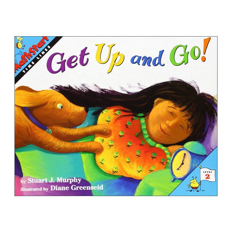 【二手书】Mathstart Level 2 Get Up and Go 英文原版 数学启蒙绘本2级 进口英语原版书籍 英文版
