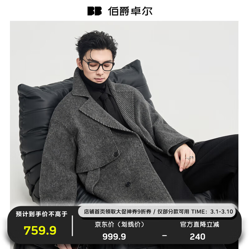 ����׿���������ޡ���ë�ش�����ʿһ�ֳ������ڵ�ͨ��������2025�ﶬ�¿� �߼��� ��б�ư� - ���ڵ��� 2XL (185) 499.95Ԫ