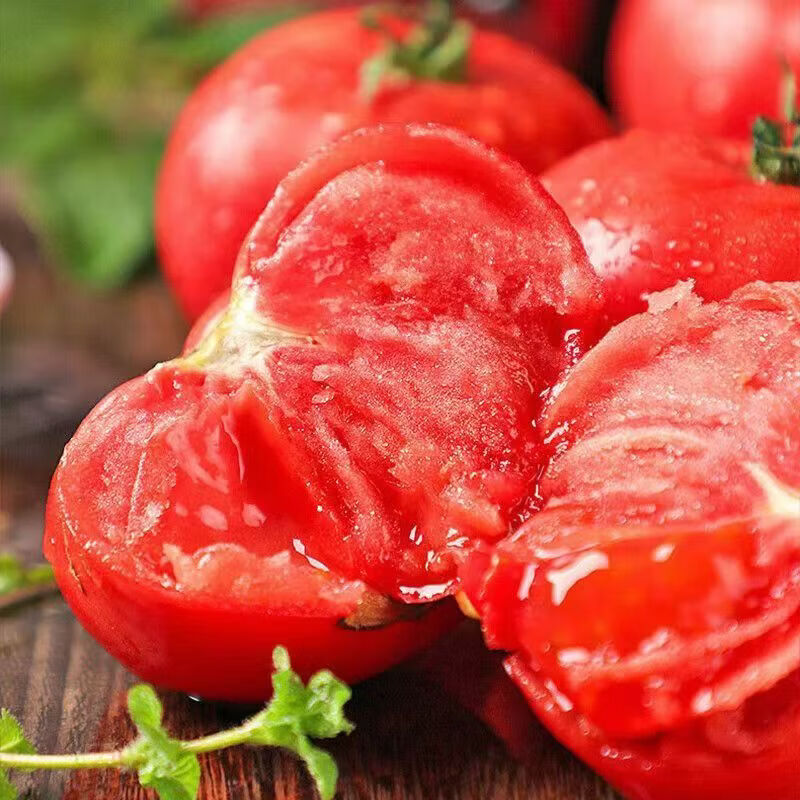 鲁韵忆乡山东普罗旺斯西红柿 沙瓤可生吃番茄酸甜多汁西红柿子新鲜蔬菜 普罗旺斯西红柿带箱 5斤