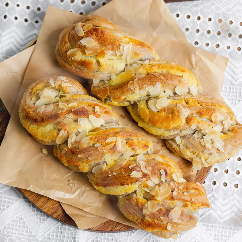 枣叔的店招牌手作欧包软欧手作面包组合零食早餐短保糕点无防腐剂健康代餐 推荐】雷神黑巧+茉莉紫米+蛋黄肉松+南瓜奶酪+芝麻流心