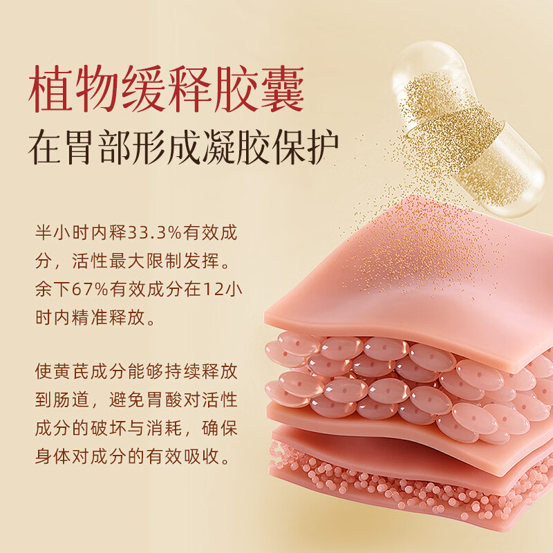 fair&pure芬蓓尔黄芪浓缩精华提取物辅助补气血女补气养血手脚冰凉四肢乏力 浓缩黄芪 120粒*1瓶 【补气血调体虚】