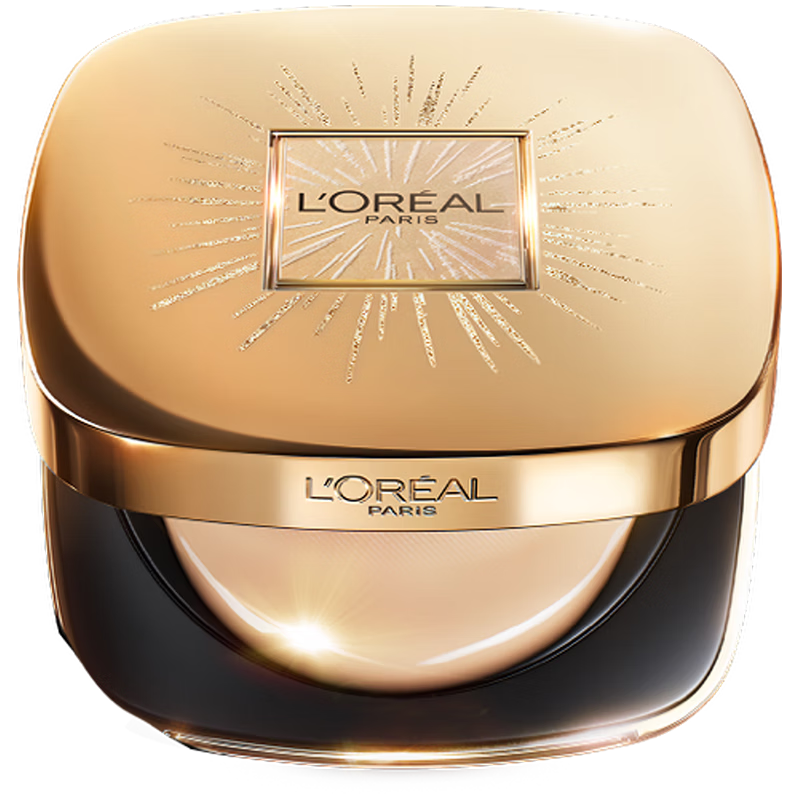 欧莱雅【田栩宁同款】烟花限定礼盒黑金气垫W20+黑金妆前乳生日礼物