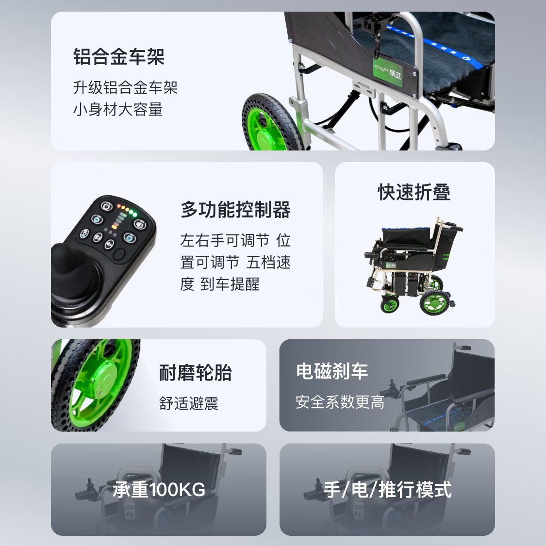 围老电动轮椅租赁 长续航老人专用代步车年轻人骨折智能电动轮椅出租 [1天]就近自提(联系客服) 南京、苏州、无锡