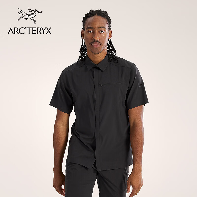 ARC'TERYXʼ���� SKYLINE SS SHIRT ���� ������� BLACK/��ɫ L 1200Ԫ