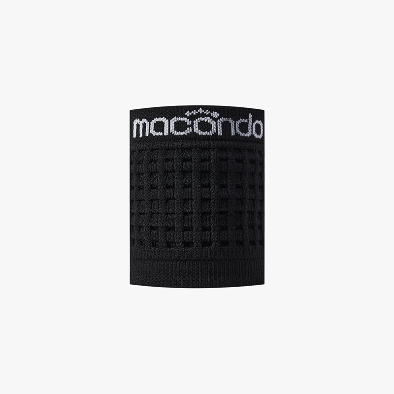 马孔多（macondo）26新品运动跑步护腕男女士健身跑步透气吸汗运动 黑色 均码