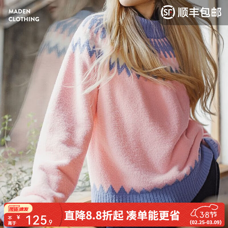 ���Ǹ��ŷѶ�������ë��Ů���Ӻ�ů��Ŵ��������Ůʿ��ͷ��֯�� ��ɫ M ��100-120� 79.95Ԫ