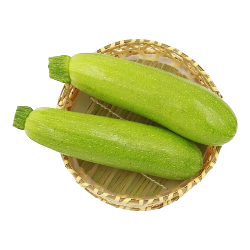 农家新鲜西葫芦农家自种蔬菜茭瓜新鲜现摘农场直发新鲜时令蔬菜 整箱4斤