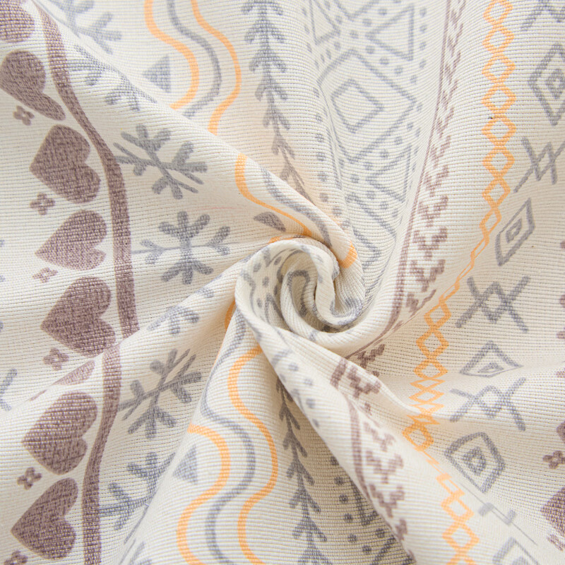 雅鹿加厚老粗布床单单件100原棉亚麻床罩学生宿舍被单三件套单人 波西米亚 200*230cm床单三件套