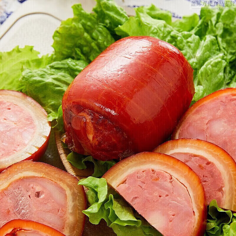 哈尔香 熏肘猪肘花 卤味熟 休闲食品 香熏肘下酒菜 酱香熏肘300g*2袋