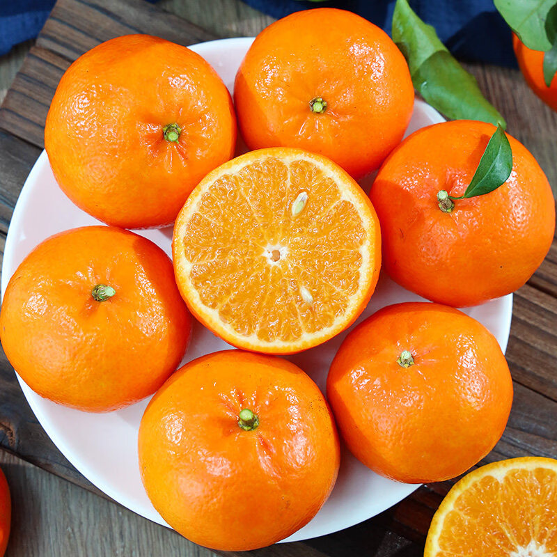 JDBMO沃柑现摘新鲜爆甜水果当季柑橘蜜桔子整箱 5斤实惠装净重4.5斤 60-65mm丨高性价比