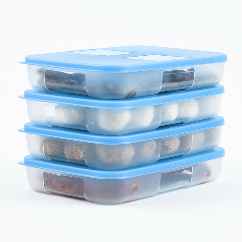 特百惠(tupperware) 特百惠 650ml保鲜盒冰箱冷冻饺子盒冷藏密封盒