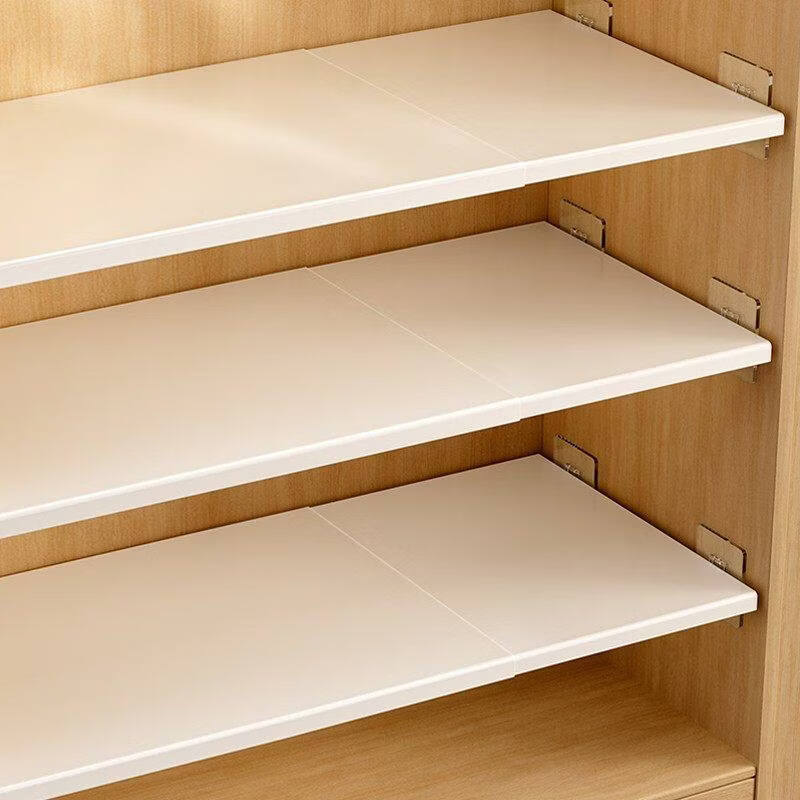 艾仕可（ASCOR）衣柜分层隔板柜子分层架隔板橱柜内可伸缩置物架伸缩整理收纳神器 宽24【长30-40cm伸缩隔板】全碳钢