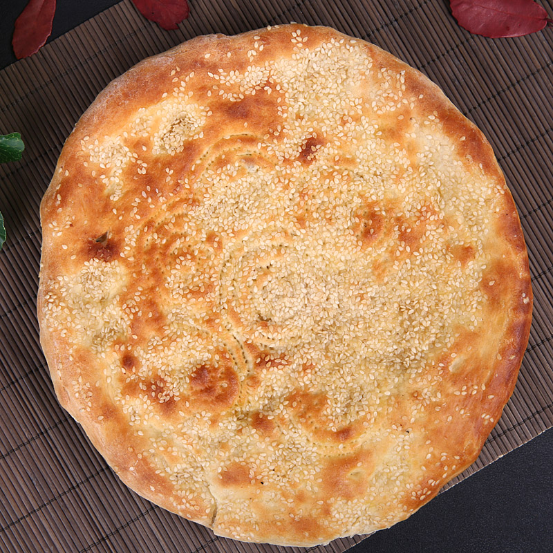 虎钢馋新疆馕饼囊特产零食 传统美食大饼油馕手工食品正宗烤馕6