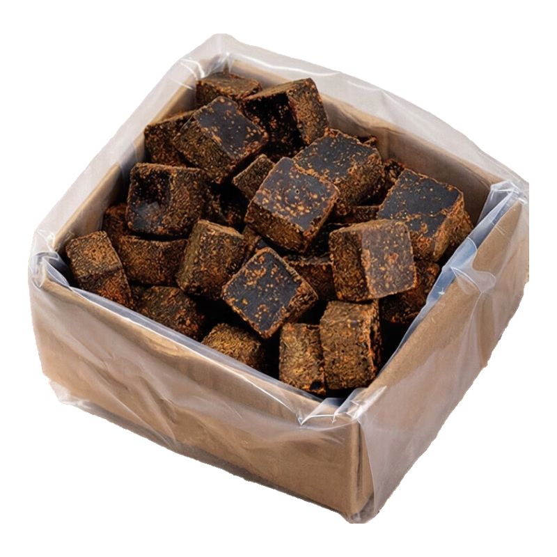 100块广西正宗古法甘蔗500g小块黑糖熬制老红糖原味冲饮土红糖 古法黑糖【20小块尝鲜袋装】