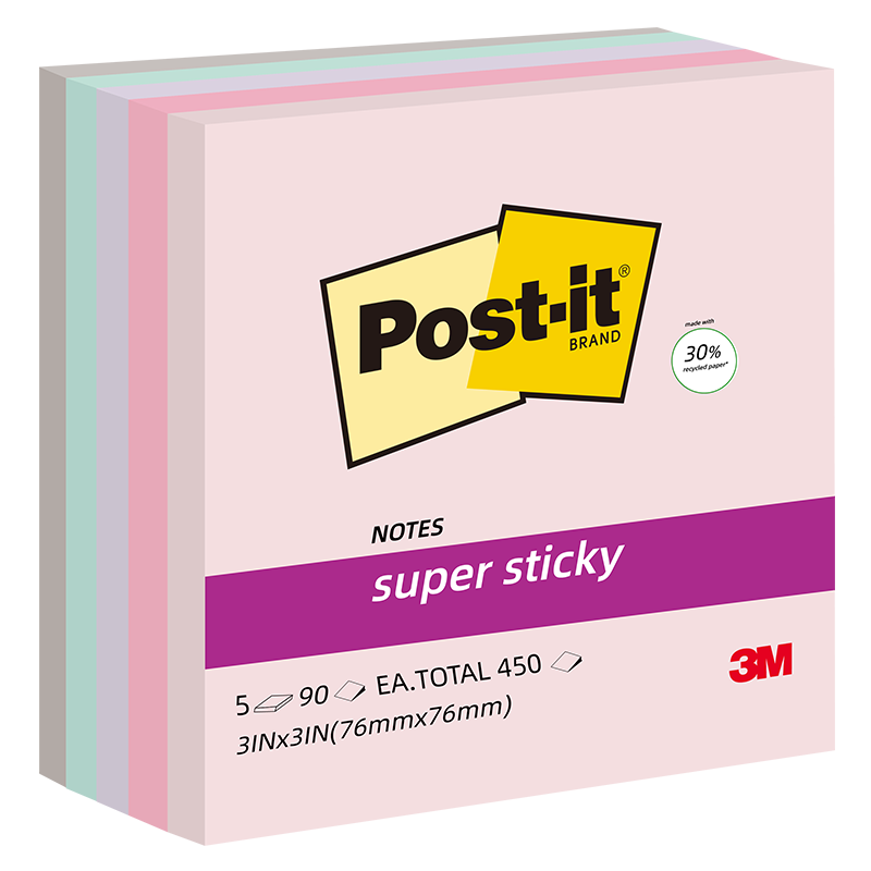 ���ڲ�����3M ������ ������/����ֽ/��ǩֽ/��ǩ�� �칫��Ʒѧϰ��Ʒ�ľ� 5ɫ������Ȥ�ɳ��¹�654-5SSNRP R5 71.76Ԫ��3��(��23.92Ԫ/��)