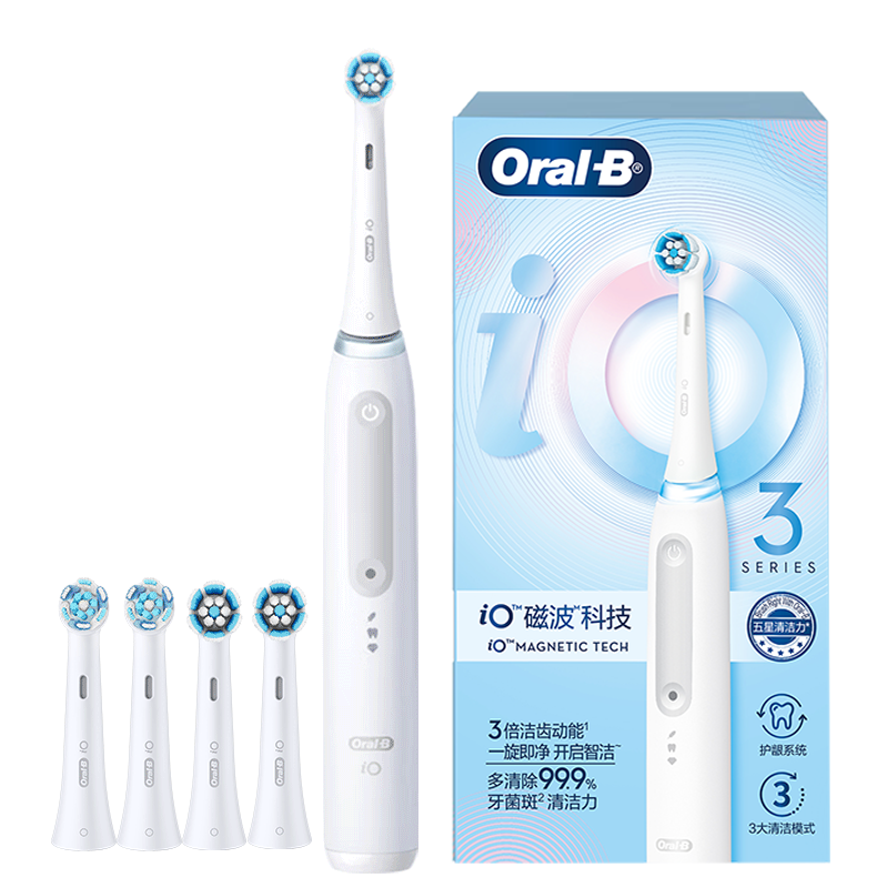 Oral-B iO3 PLUS �綯��ˢ 4ˢͷ 449Ԫ
