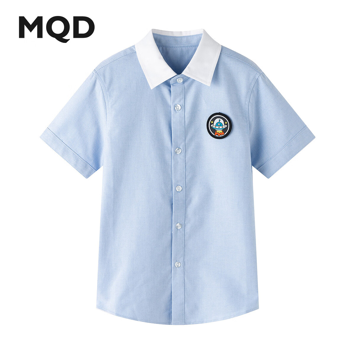 马骑顿短袖衬衫 浅蓝1 140