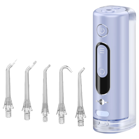博皓（prooral）便携式冲牙器F43户外旅行洗牙器伸缩小巧洁牙器磁吸水箱 象牙白90ml 【生日礼物】