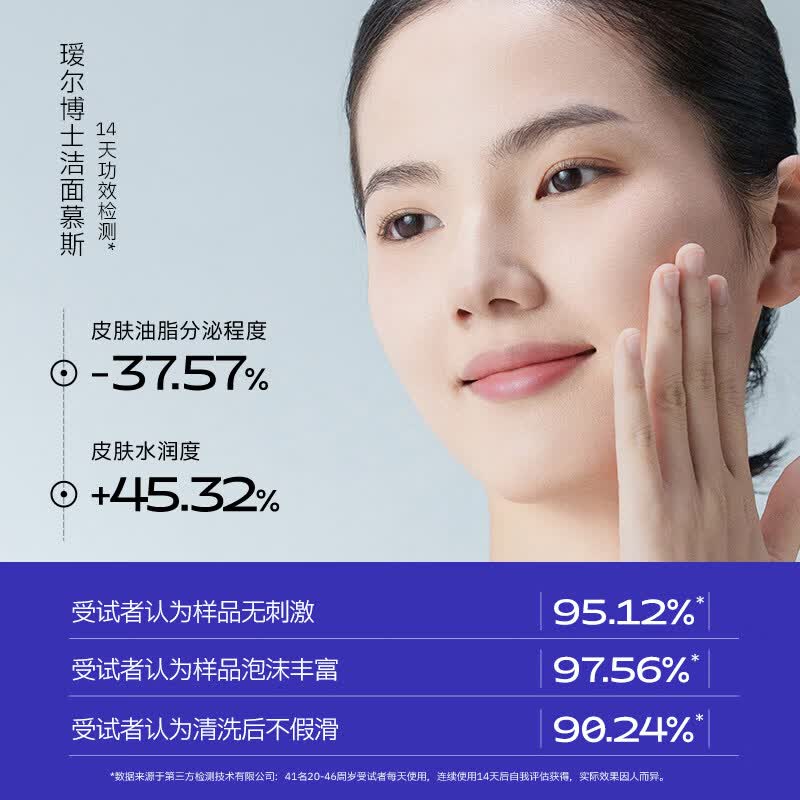 家竹详情领补贴丨瑷尔博士洁面慕斯清洁氨基酸洗面奶敏感肌医用 150ml