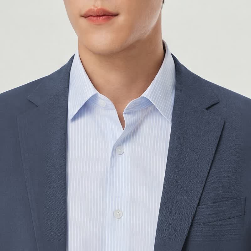 雅戈尔(YOUNGOR)西服男26春夏单西【凉感含桑蚕丝】商务休闲西服上衣西装外套 藏青VXXB210241FLY 175A 175/96A (推荐70-75公斤)