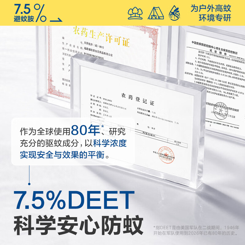 小浣熊驱蚊花露水100ml 清凉爽肤喷雾型花露水居家可用 【新升级乳液驱蚊】驱蚊乳50g*1瓶