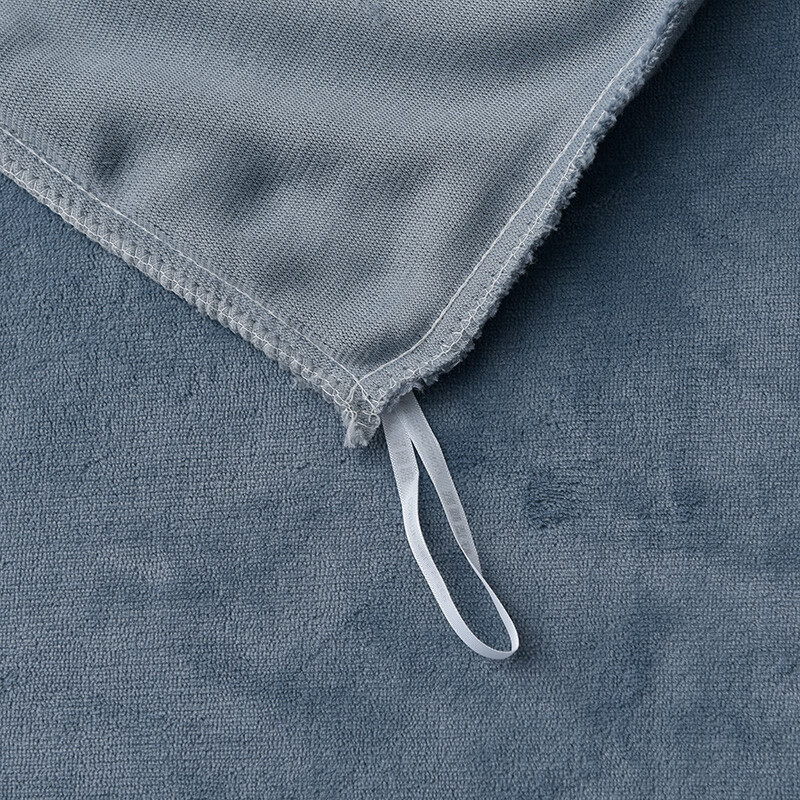 恒源祥 被套 秋冬双面牛奶绒被罩学生宿舍单件防静电加厚保暖床上用品 牛奶绒纯色被套-宾利蓝 150*200cm