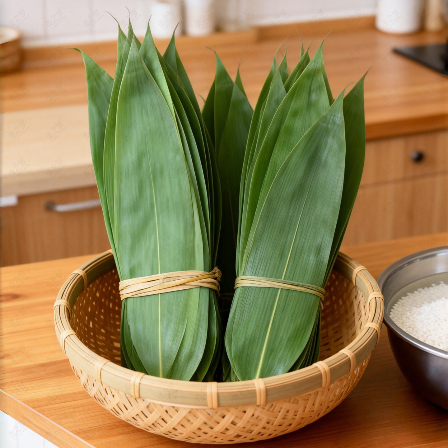 炎之梦®湖南高山粽叶新鲜现摘箬叶端午包粽子专用棕叶商用大粽叶 【大号】200片+【中号】200片（送绳+教程）