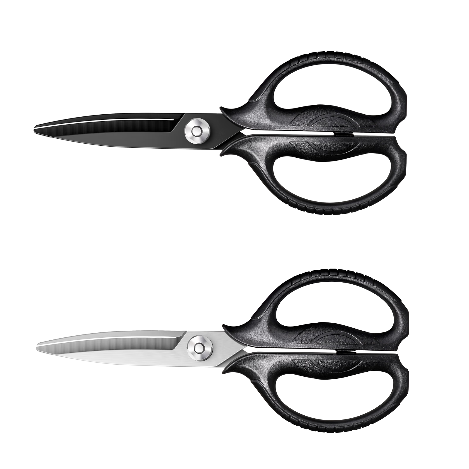 优赏新款强力鸡骨剪特大号多功能鸡骨剪家用剪鸡鸭鹅骨头专用厨房剪刀 原色黑柄剪刀