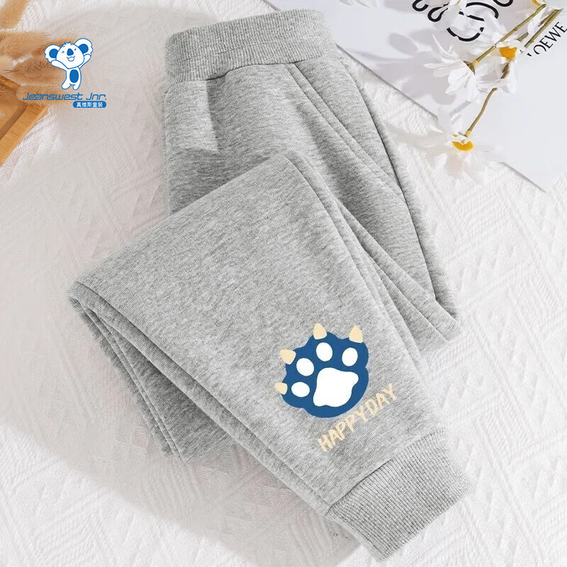 ��ά˹��Jeanswest����ά˹ͯװ��ͯ2026�¿���Ӵ��������к���װ�����ͯ�����˶��� ��������ɫצ��С�� 90 ���顾18-25� 24.9Ԫ