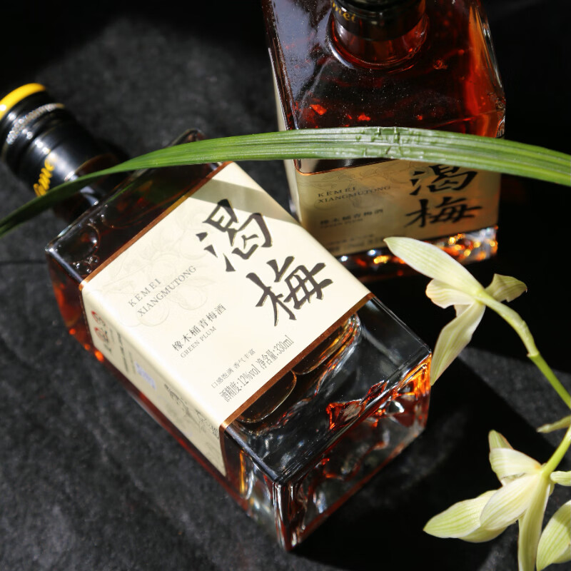 渴梅橡木桶青梅酒12度330ml单瓶微醺低度果酒聚会自饮
