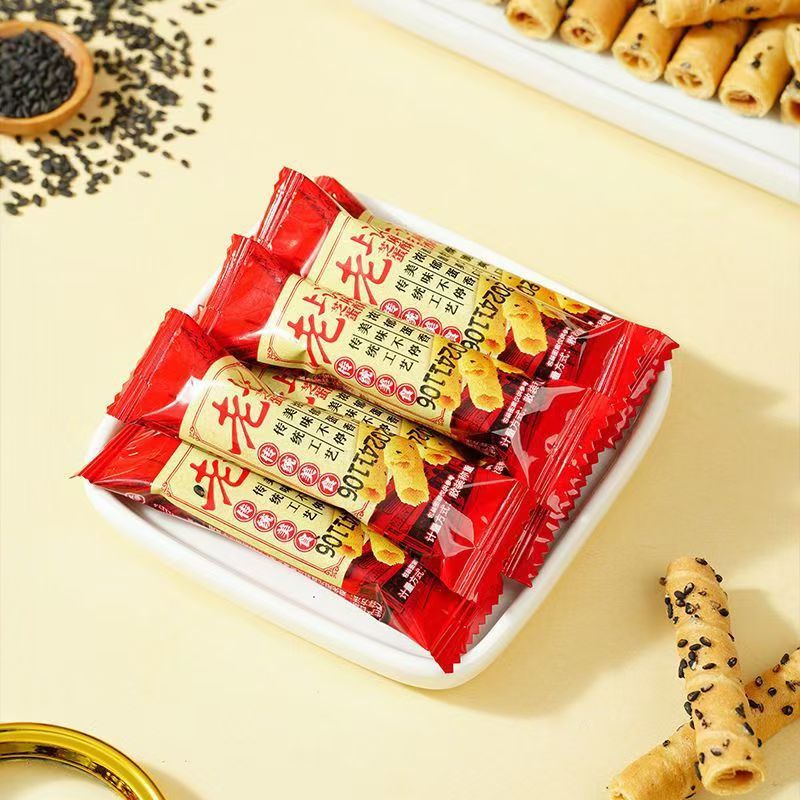 芝麻鸡蛋卷老上海健康早餐香酥脆方便食品网红特产 60包