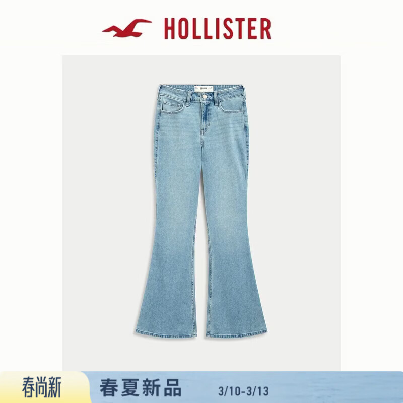 HOLLISTER��ʽ����ǳɫˮϴ��������ţ�п�26���¿�Ůװ355-6236 ǳɫˮϴ 27 165/68A 4��׼�� 288Ԫ