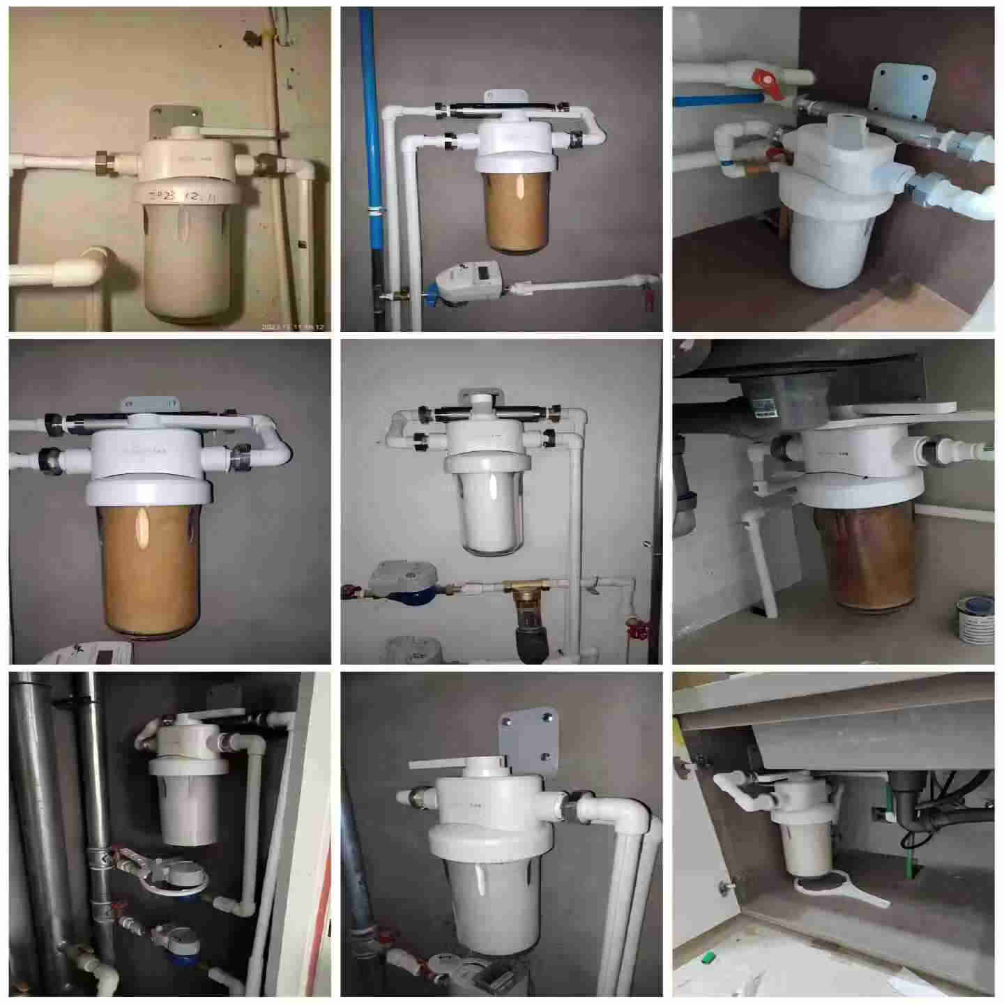 潜水艇大白瓶全屋无水压影响进水自来水前置过滤器PP棉/活性炭滤芯大流量大白瓶天池壶 W1前置净水瓶专用活性炭滤芯