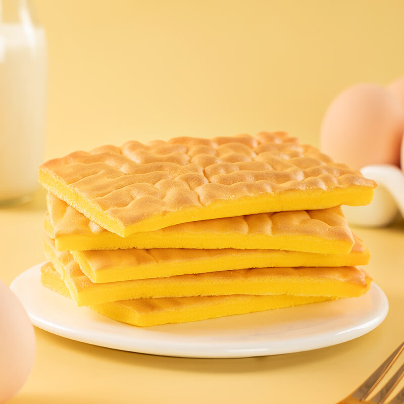 港荣【任选】营养早餐休闲食品办公室小吃手撕面包整箱 虎皮蛋糕400g 袋装