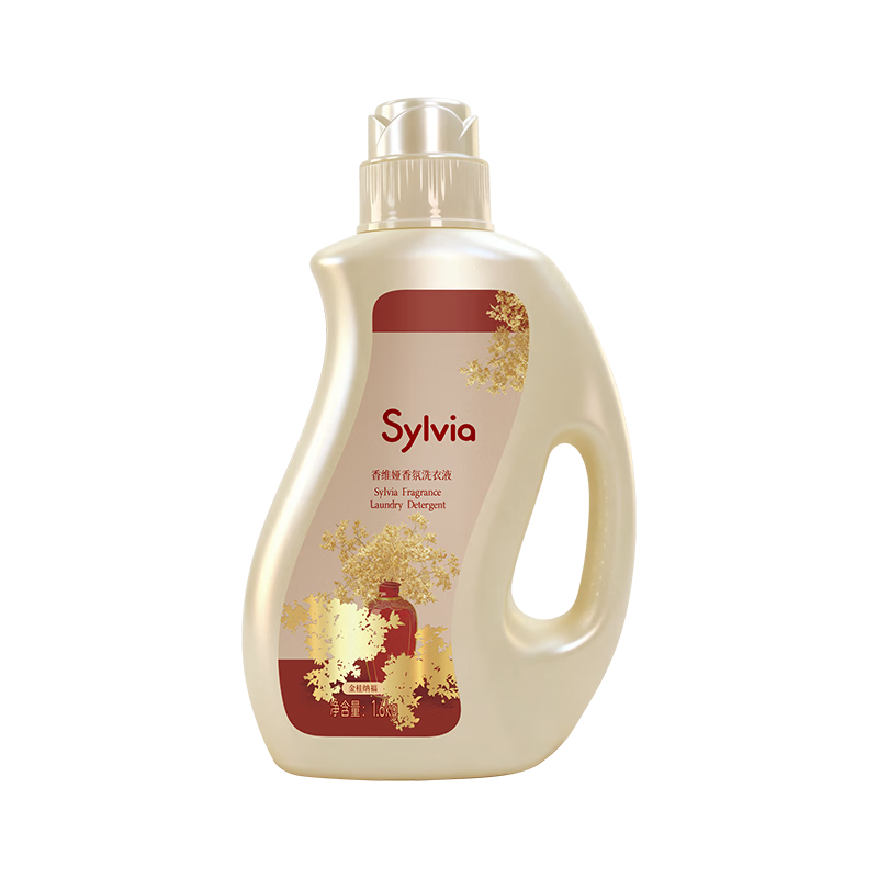 立白香维娅灵气香水洗衣液3.2斤 香氛持久柔顺护衣 金桂纳福鲜萃